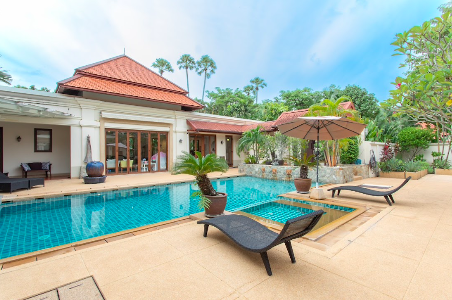 Luxurious 5-Bedroom Balinese-Style Pool Villa in Sai Taan Estate, Phuket